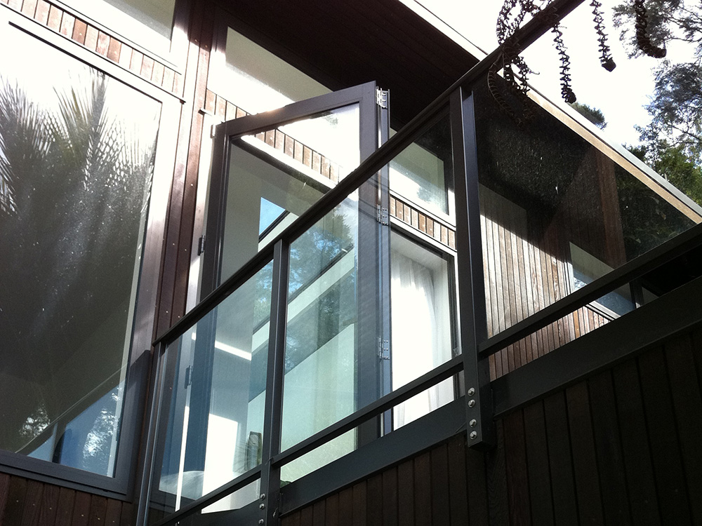 Extra large bedroom window on the shaded side of the house