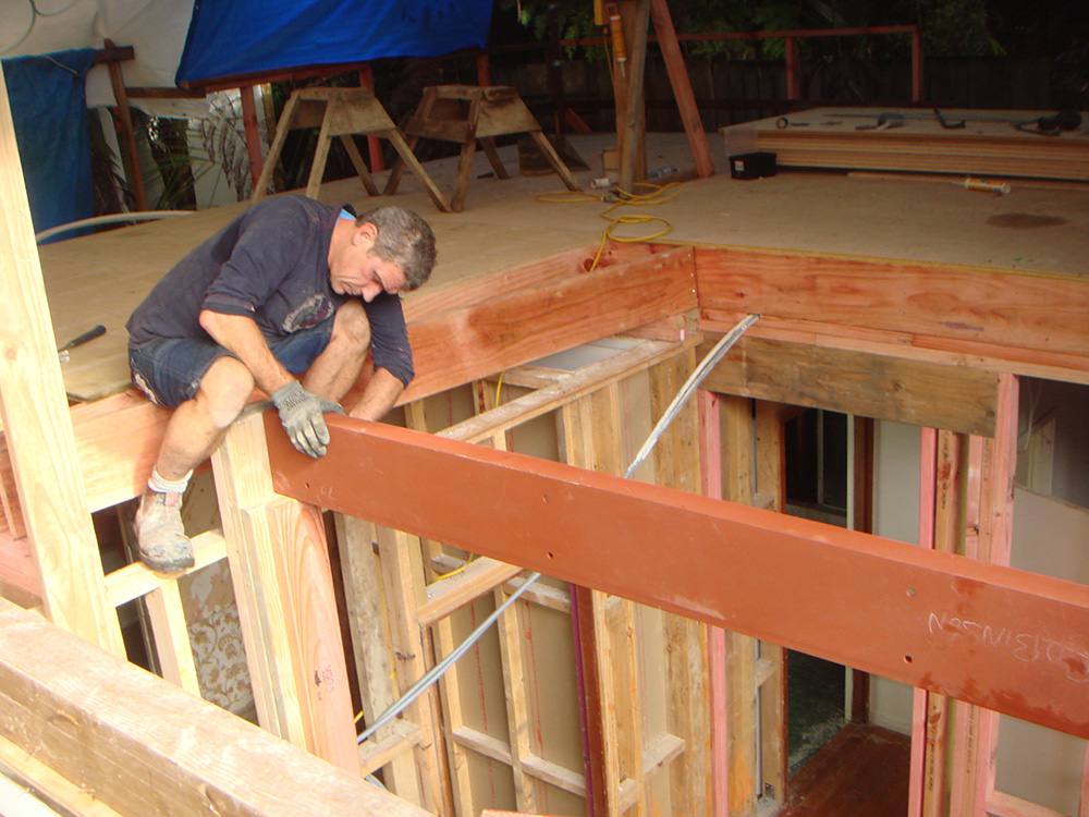 Fitting our engineered PFC steel beams